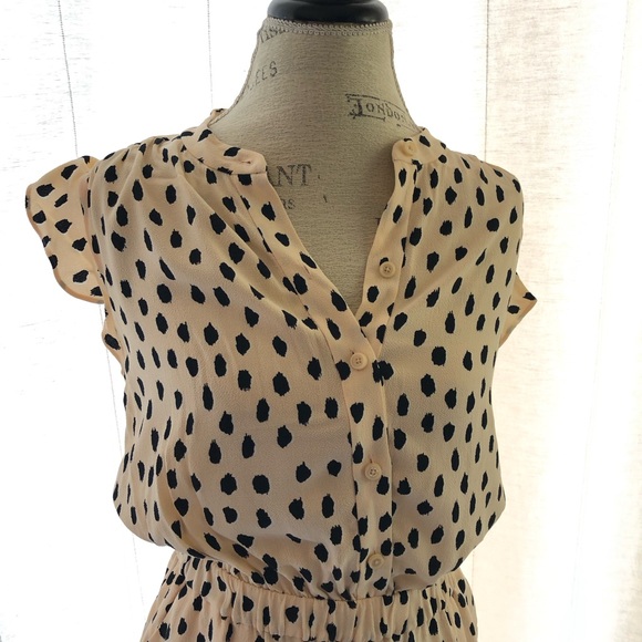 Kate Spade Leopard Dot Crepe Romper 2 - Picture 10 of 12
